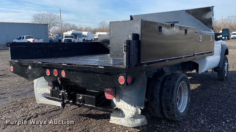image for item JW9263 2008 Ford F450 Super Duty  dump flatbed truck