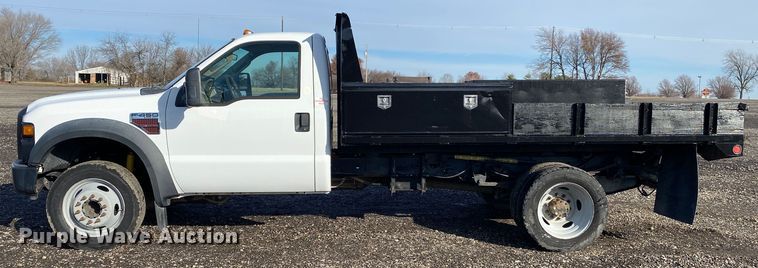 image for item JW9263 2008 Ford F450 Super Duty  dump flatbed truck