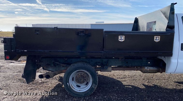 image for item JW9263 2008 Ford F450 Super Duty  dump flatbed truck