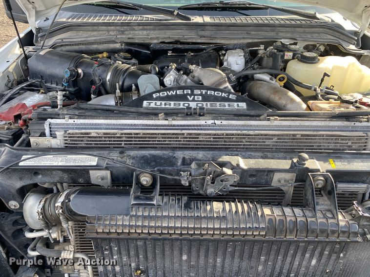 image for item JW9263 2008 Ford F450 Super Duty  dump flatbed truck