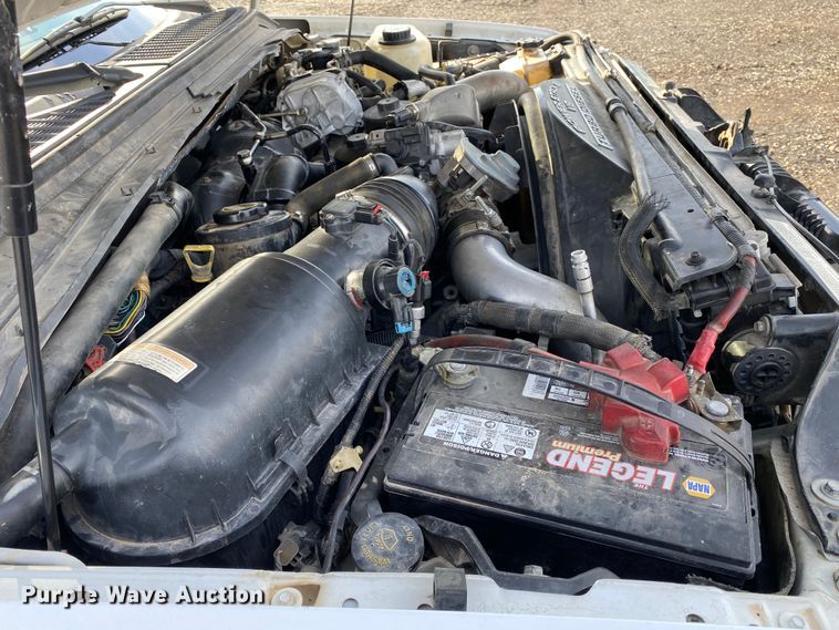 image for item JW9263 2008 Ford F450 Super Duty  dump flatbed truck