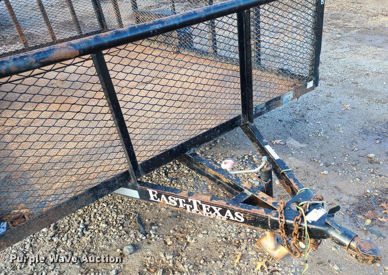 image for item JW9853 2018 East Texas  utility trailer