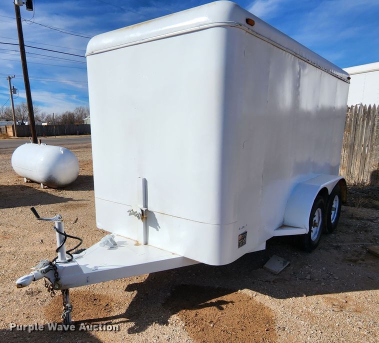 image for item KC9707 1994 W-W Trailers  enclosed cargo trailer