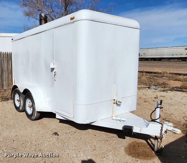 image for item KC9707 1994 W-W Trailers  enclosed cargo trailer