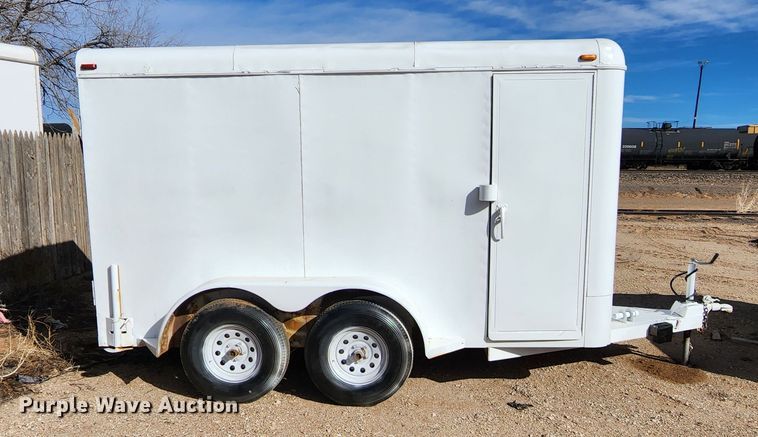 image for item KC9707 1994 W-W Trailers  enclosed cargo trailer