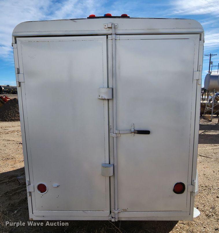 image for item KC9707 1994 W-W Trailers  enclosed cargo trailer