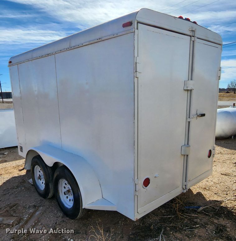 image for item KC9707 1994 W-W Trailers  enclosed cargo trailer