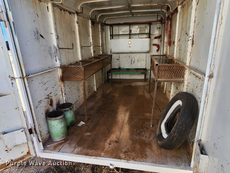 image for item KC9707 1994 W-W Trailers  enclosed cargo trailer