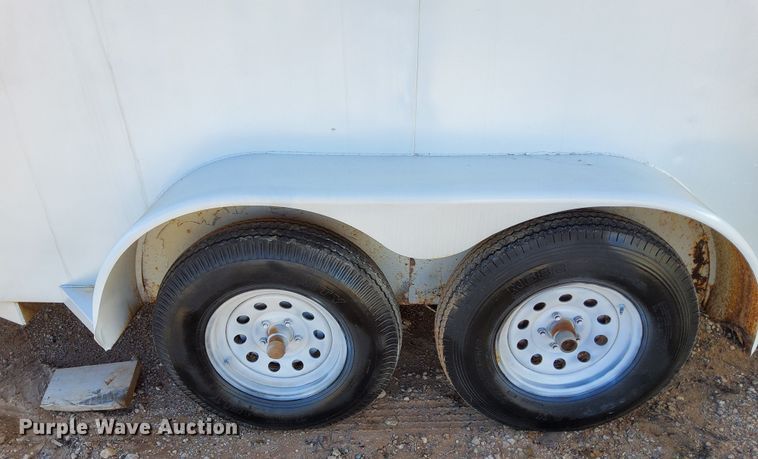 image for item KC9707 1994 W-W Trailers  enclosed cargo trailer