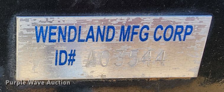 image for item KC9709 Wendland MFG Corporation  oil tank