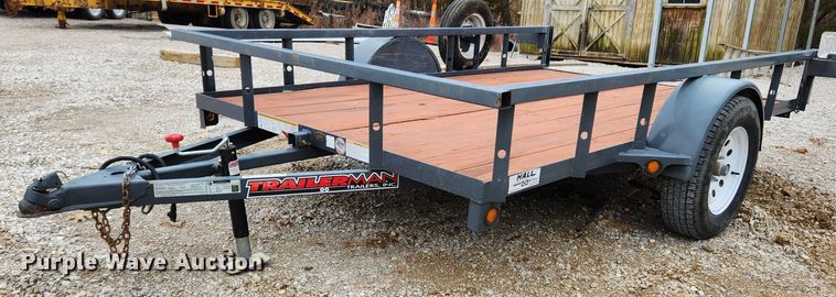 image for item KT9489 2016 Trailerman  tilt deck utility trailer