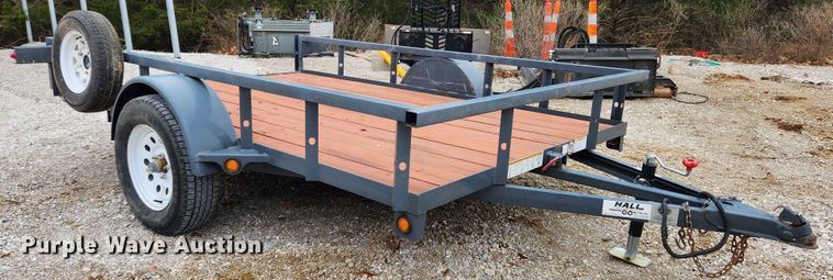 image for item KT9489 2016 Trailerman  tilt deck utility trailer