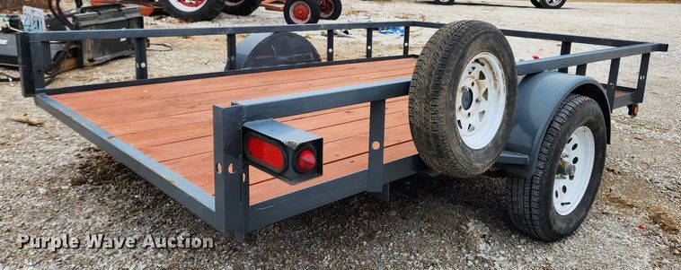 image for item KT9489 2016 Trailerman  tilt deck utility trailer
