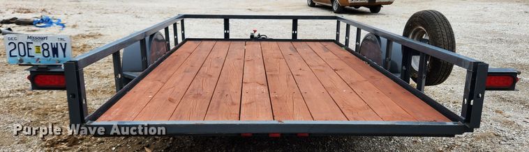 image for item KT9489 2016 Trailerman  tilt deck utility trailer