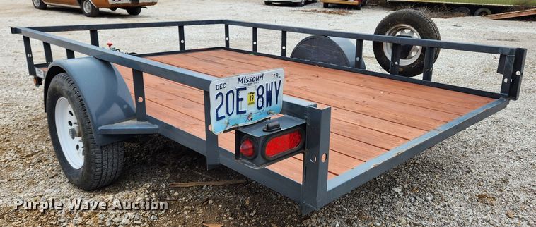 image for item KT9489 2016 Trailerman  tilt deck utility trailer