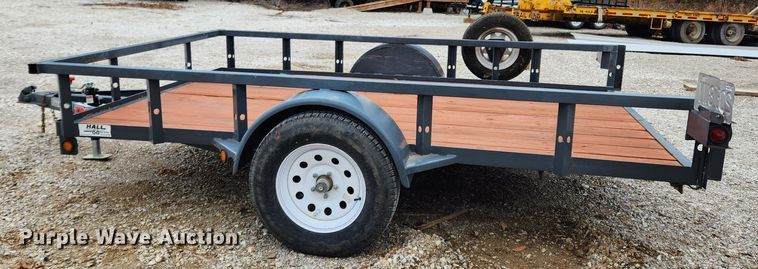 image for item KT9489 2016 Trailerman  tilt deck utility trailer