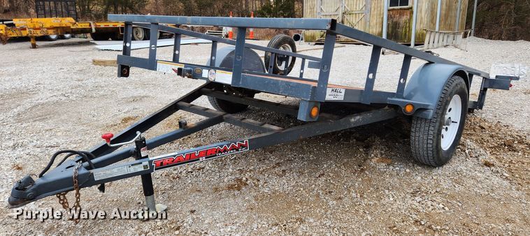 image for item KT9489 2016 Trailerman  tilt deck utility trailer