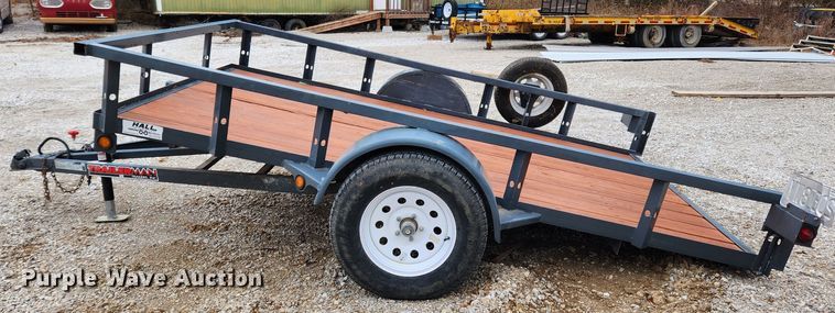 image for item KT9489 2016 Trailerman  tilt deck utility trailer