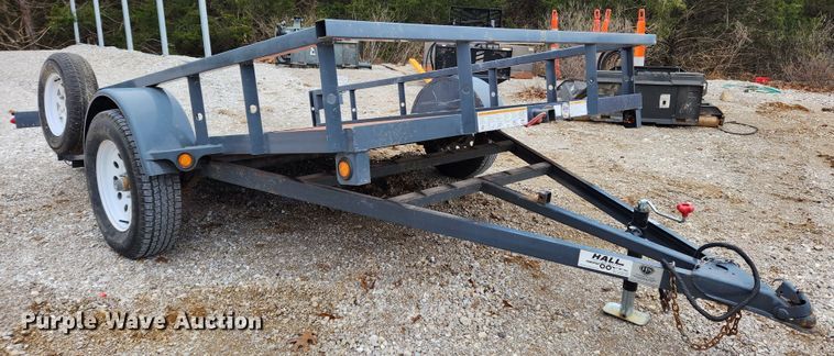 image for item KT9489 2016 Trailerman  tilt deck utility trailer