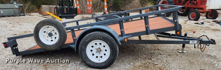 image for item KT9489 2016 Trailerman  tilt deck utility trailer