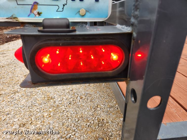 image for item KT9489 2016 Trailerman  tilt deck utility trailer