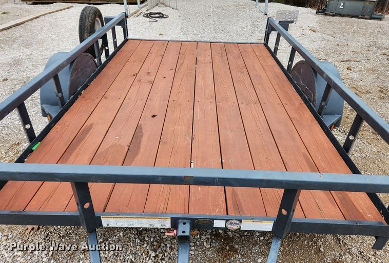 image for item KT9489 2016 Trailerman  tilt deck utility trailer