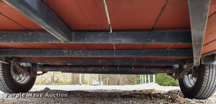 image for item KT9489 2016 Trailerman  tilt deck utility trailer