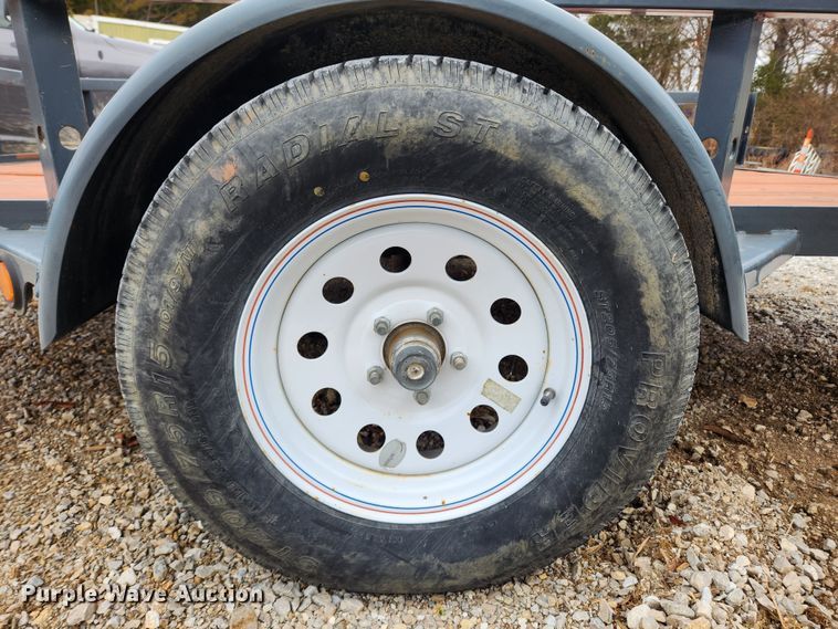 image for item KT9489 2016 Trailerman  tilt deck utility trailer