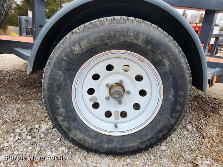 image for item KT9489 2016 Trailerman  tilt deck utility trailer