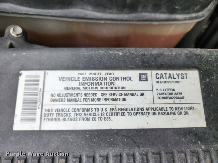 image for item KT9494 2007 GMC Yukon XL  SUV