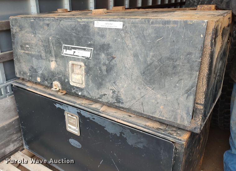 image for item LA9302 (2) RKI 4' x 18" x 20" tool boxes