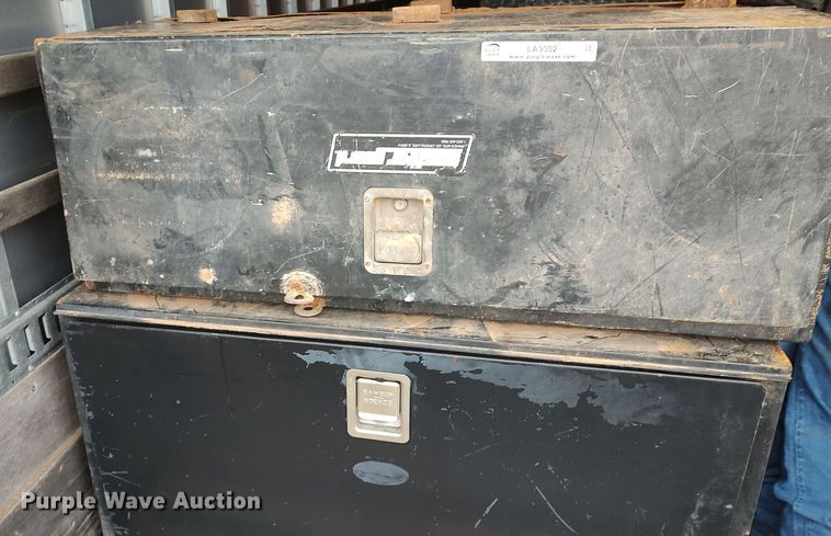 image for item LA9302 (2) RKI 4' x 18" x 20" tool boxes