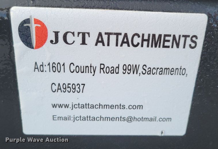 image for item LY9896 JCT Attachments  skid steer rotary mower