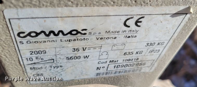 image for item LY9914 2009 Comac CM 70HS  floor buffer