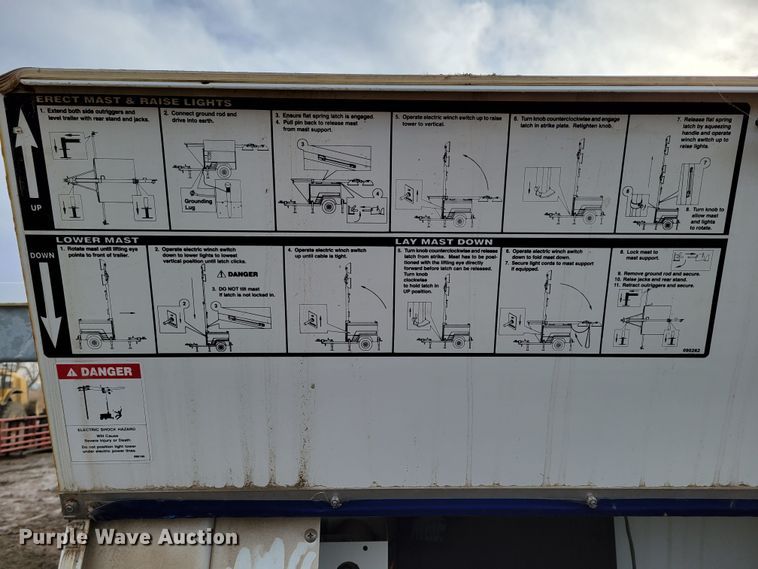 image for item LY9918 Hawkeye Vision  security camera trailer