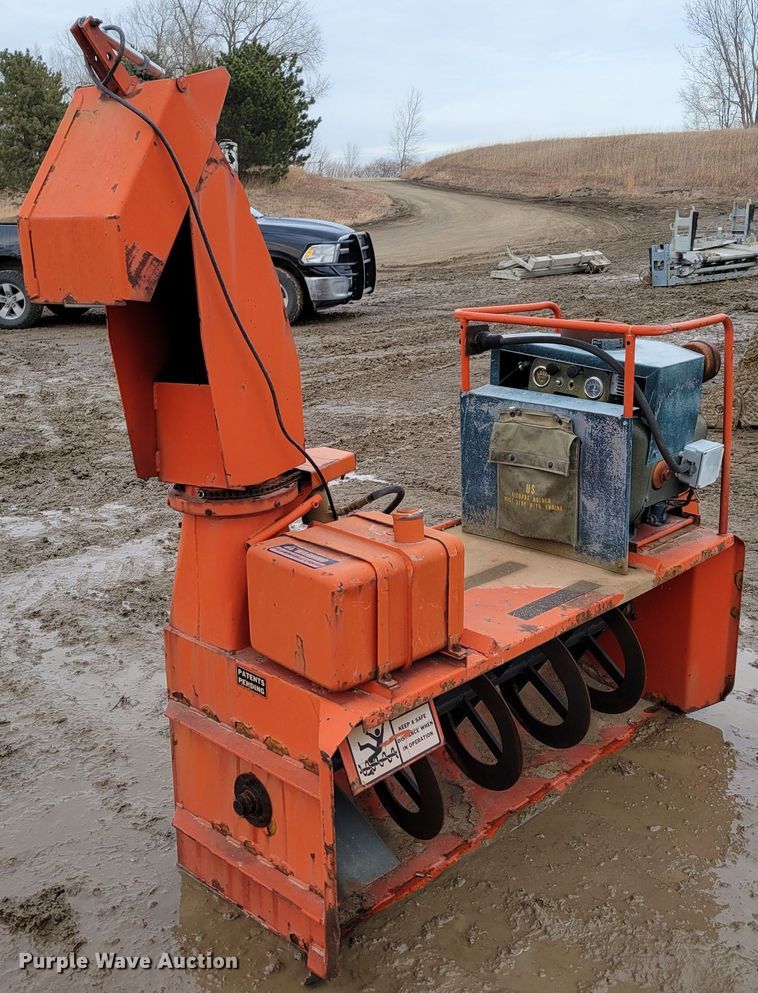image for item LY9927 Hawk Snowblower  skid steer snow blower