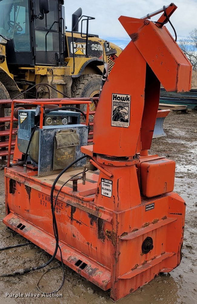 image for item LY9927 Hawk Snowblower  skid steer snow blower
