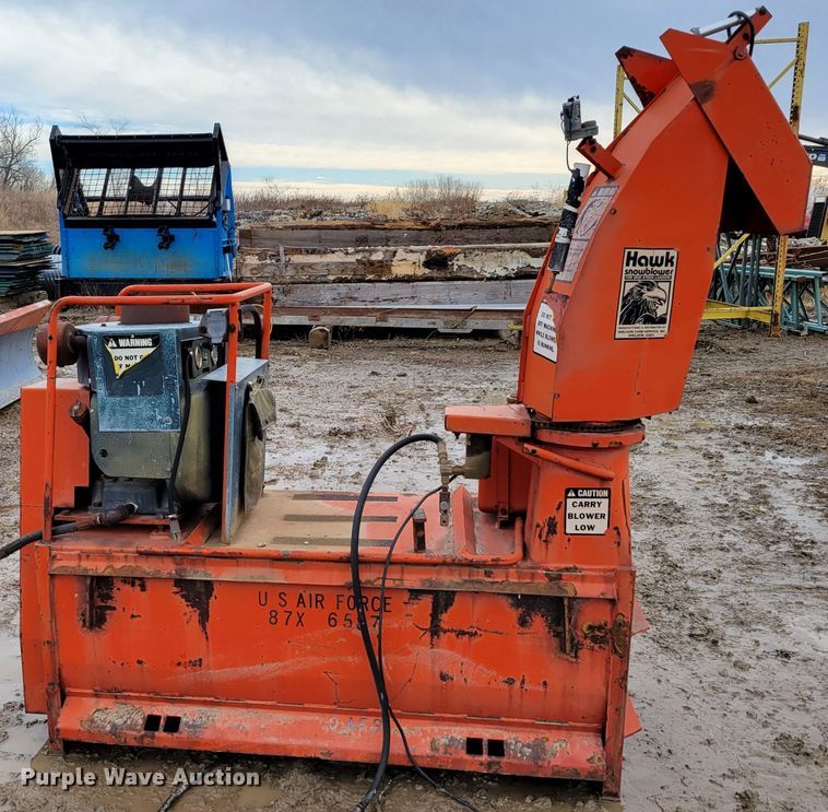 image for item LY9927 Hawk Snowblower  skid steer snow blower