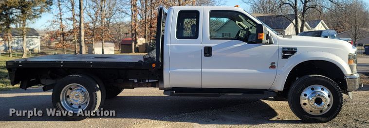 image for item MH9671 2008 Ford F450 Super Duty  SuperCab flatbed truck