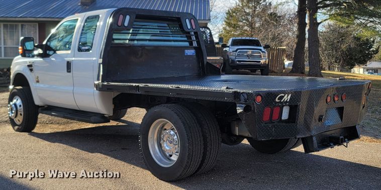 image for item MH9671 2008 Ford F450 Super Duty  SuperCab flatbed truck
