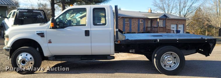 image for item MH9671 2008 Ford F450 Super Duty  SuperCab flatbed truck