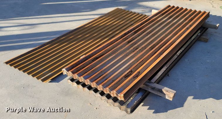 image for item MH9673 (179) sheets of Rustic Accents corrugated steel