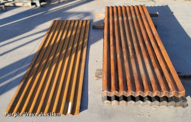 image for item MH9673 (179) sheets of Rustic Accents corrugated steel