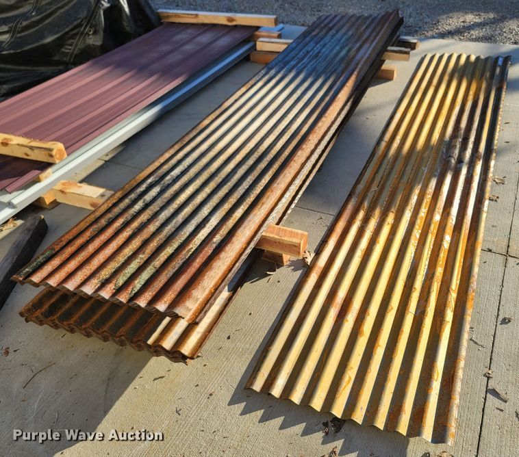 image for item MH9675 (185) sheets of Rustic Accents corrugated steel