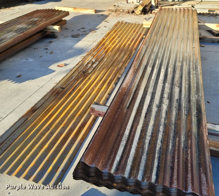 image for item MH9675 (185) sheets of Rustic Accents corrugated steel