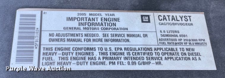 image for item MI9738 2005 GMC Sierra 3500  Crew Cab pickup truck