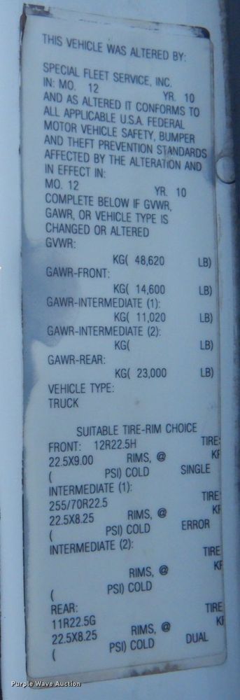 image for item MM9627 2010 Freightliner Business Class M2  utility / service truck