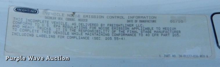 image for item MM9627 2010 Freightliner Business Class M2  utility / service truck