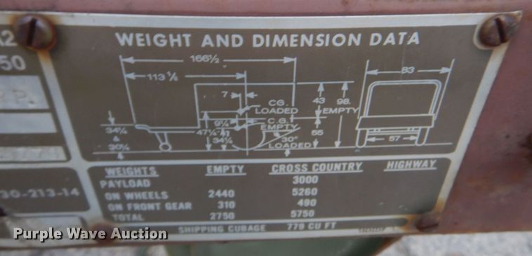 image for item MM9629 1966 Johnson Corp TM9  utility trailer