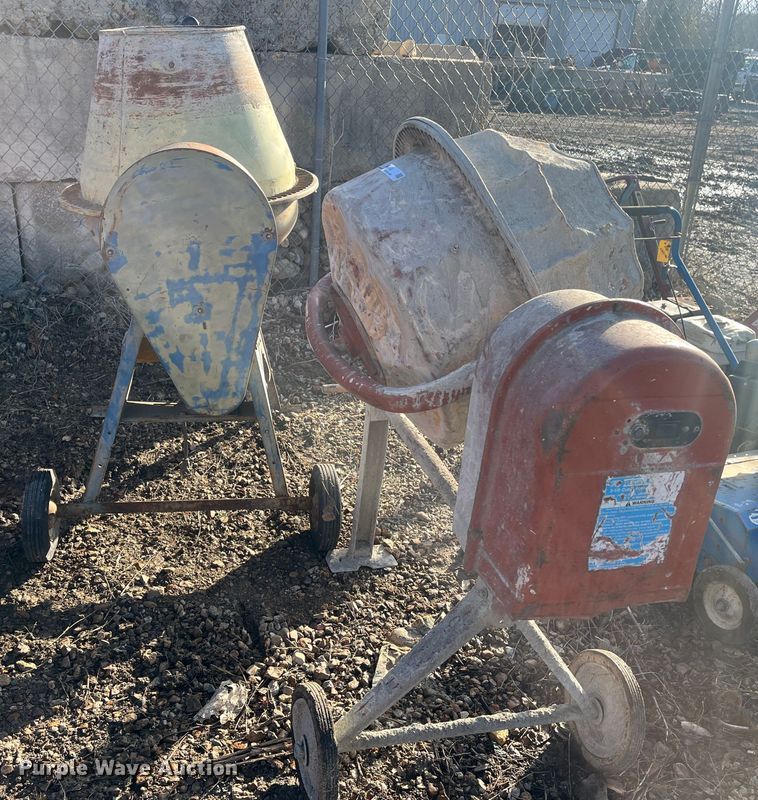 image for item MN9498 (2) concrete mixers